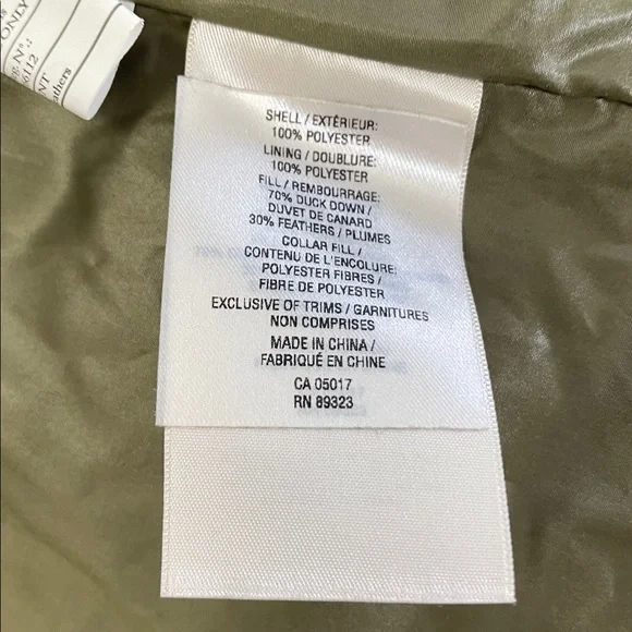 Roots - Duck Down Filled Puffer Outdoor Vest - Green - XS - Picture 10 of 10